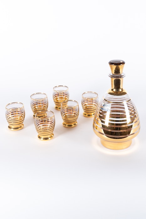 GLAS KARAF 6 GLAASJES 1