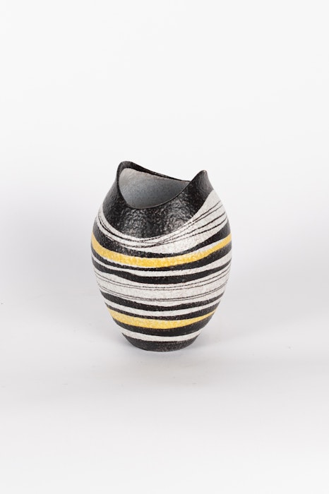 KERAMIEK VAASJE ZW W GEEL 1