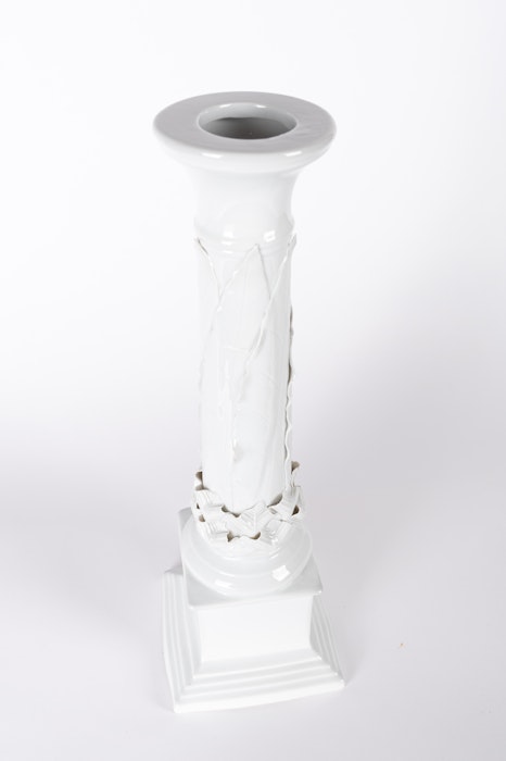 PORSELEIN KANDELAAR BLADEREN 1